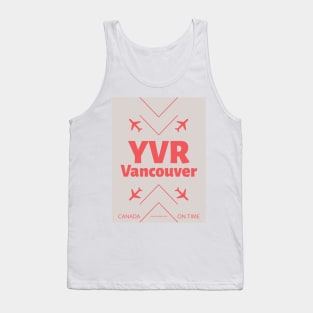 YVR aviation code 10042021 Tank Top